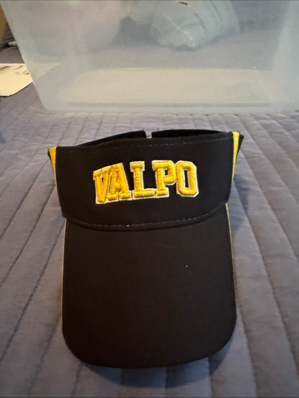 Nike Black and Yellow VALPO Visor